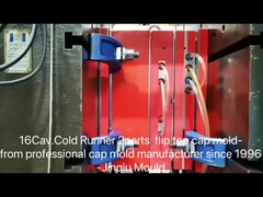 16ช่อง 2ส่วนประกอบ 32 มิลลิเมตร flip cap ขึ้นส่วนในรันเกอร์เย็น